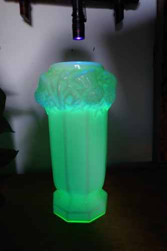 Vase verre opalin - vase, en