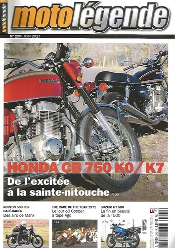 Moto legende 290 honda - n°290, cb