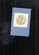 COLLECTION papier ex libris CHOUETTE pierre roller LUXEMBURGUM 1987 NUMISMATICIS