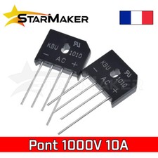 KBU1010 Pont de Diodes redresseur 1000V 10A - Bridge rectifier