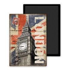 London Vintage-Magnet Frigo 54x78mm personnalisé