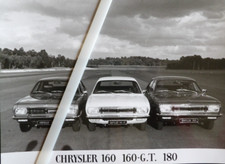 Photo presse CHRYSLER  160 . 160-GT .180  si27