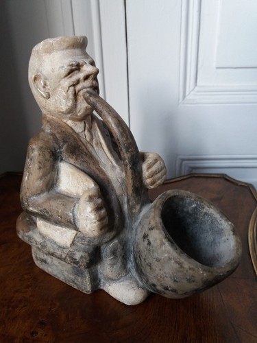 Statuette humoristique plâtre