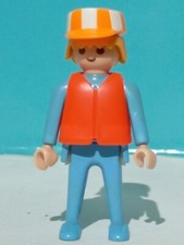 PLAYMOBIL FIGURINE BLEU ANCIEN