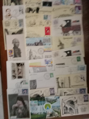 Lot timbres france cartes - timbres,