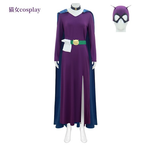 Cosplay catwoman purple dress - cosplay,
