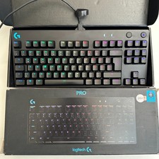 Logitech G PRO TKL mechanische Gaming-Tastatur GX-Blue Clicky Switch QWERTZ