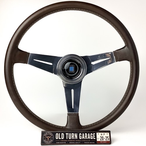 Rare volant cuir marron - , nardi
