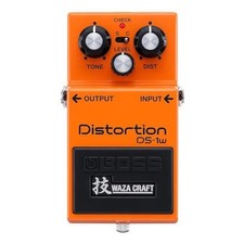 Pédale d'effets guitare BOSS DS-1W Distortion Technique WAZA CRAFT orange NEUVE