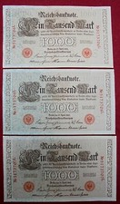 Allemagne 1910 - 3 billets de