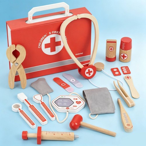 Mallette médicale rouge - mallette,