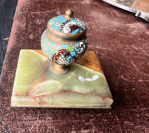 Encrier cloisonné sur - en,