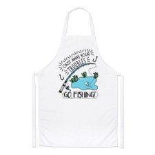 Fonte Extérieur Votre Problèmes Go Pêche Chef Tablier - Drôle Pêcheur Cuisine