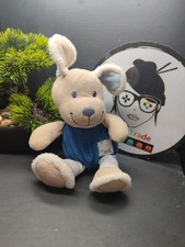Doudou Doudou chien bleu