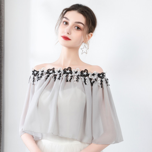 Femme mousseline boléro - mousseline,