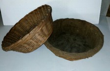 Paniers pannetons de boulanger en osier deco