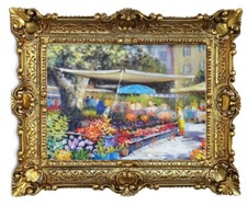 Magnifique peinture marché - peinture,