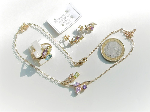 Lot belle parure pl or - parure, en