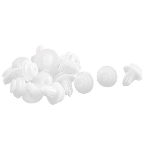 Clips pcs plastique blanc - clips,
