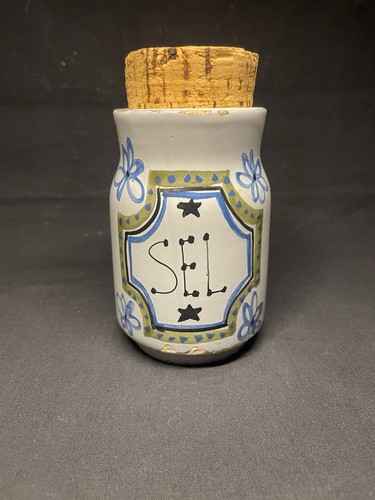 Pot sel céramique de - à, en