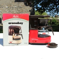 Petite cafetière Melitta Aromaboy colori rouge pour 1 / 2 tasses vintage