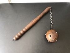 Vintage Ancien Masse D’ Arme Boule Cloutée Médiévale Moyen Âge Hallebarde Épée