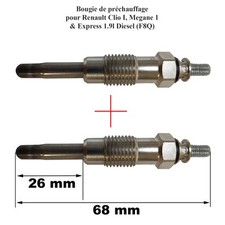 2x Bougies préchauffage pour