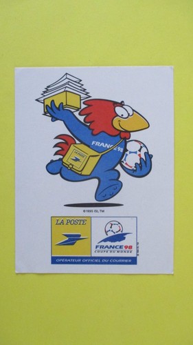 Sticker mascotte footix 1995 - mascotte, "footix"