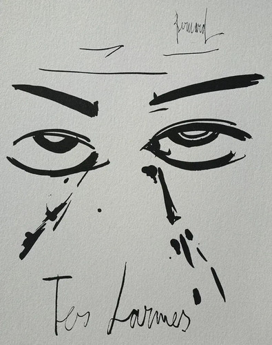 Bernard buffet tes larmes - bernard,