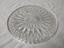Ancien Dessous de plats en verre  21 cm de diamètre