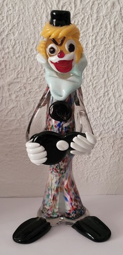 Clown verre murano - clown,