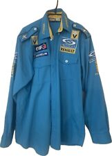 Rare Chemise vintage Renault team F1 sponsor Mild Seven Michelin Elf Alonso