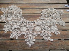 grand col dentelle main