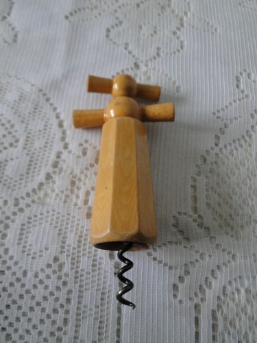 Tire bouchon ancien bois - ancien,