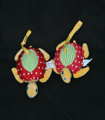 Lot peluche doudou - 2, tortue