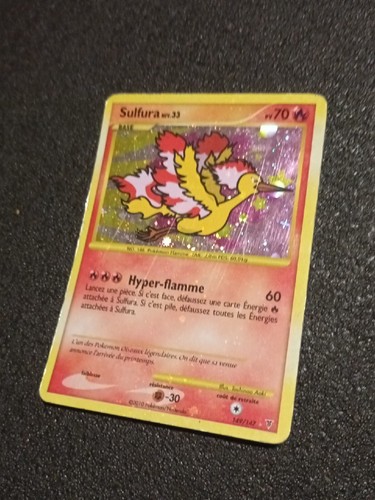 Pokemon card sulfura - sulfura, holo