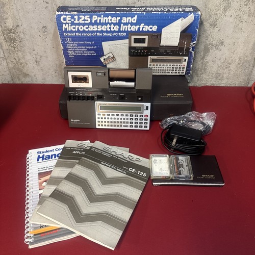 Sharp 1250 pocket computer - pc-1250,