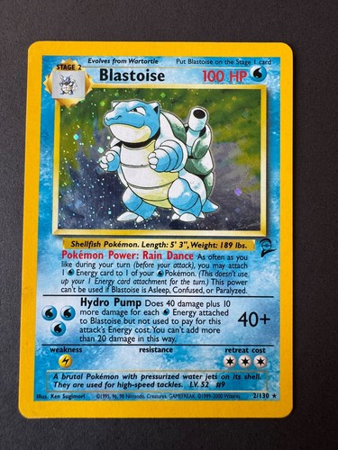 Pokémon 1999 blastoise 130 - 1999, 2/130