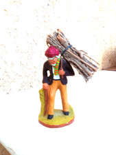 1 santon ancien  le pêcheur  signé  FOUQUE