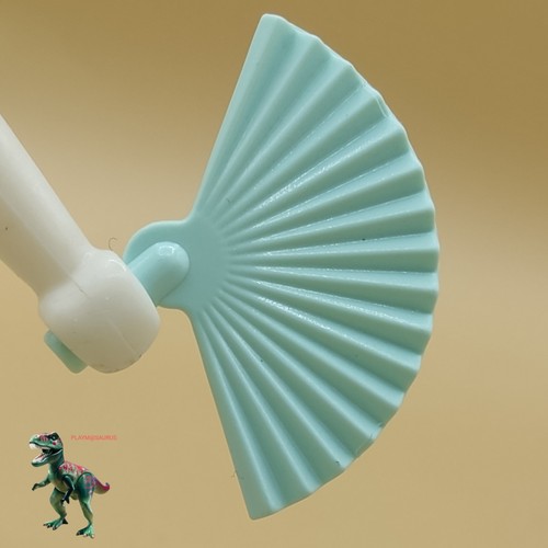 Playmobil éventail bleu dame - éventail, bleu-dame