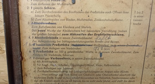 Boîte allemande verbandkasten - allemande,