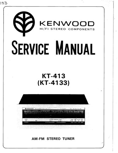 Service manuel instructions - manuel, d'instructions