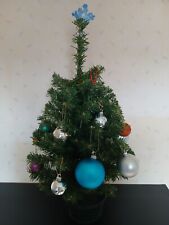 Petit sapin de Noël artificiel 60 cm avec décorations