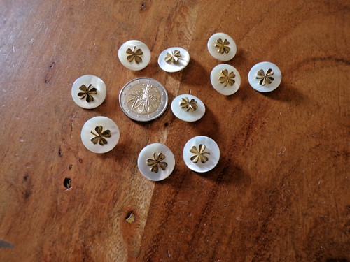 Lot boutons anciens - de,