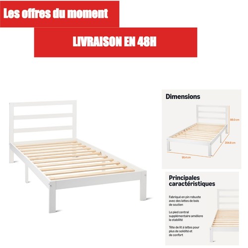 Amazon basics cadre lit - amazon,