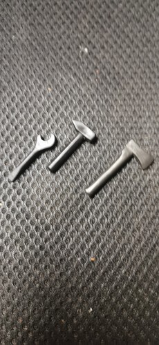 Playmobil outils hache - hache, pelle