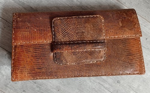 Pochette vintage peau de - peau,