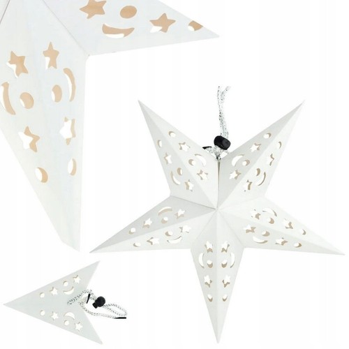 étoile papier led vitrail - led,