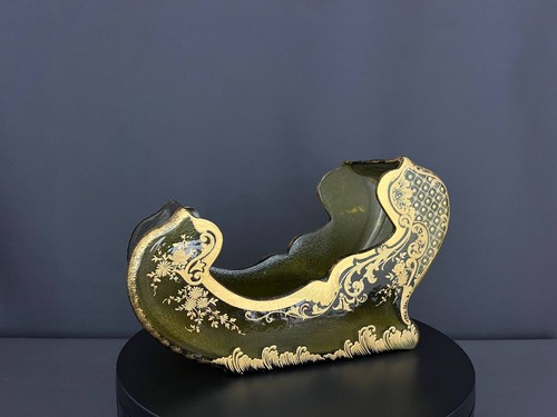 Jardinière verre vert - en,