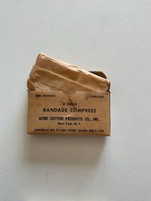 Rare ww2 compress bandage - us,